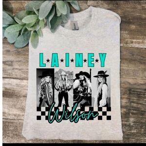 Lainey wilson shirt country music popular trending short sleeve western checker